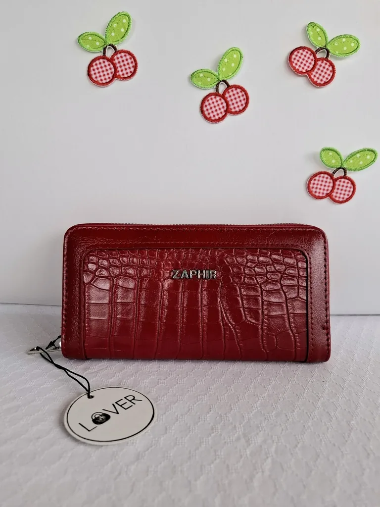 Billetera Zaphir — Rosso Ciliega